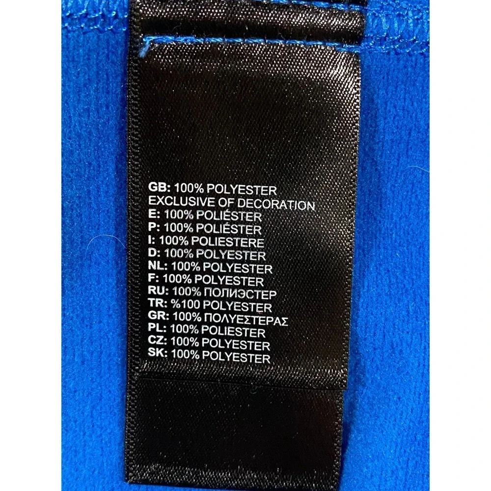 The North Face Fleece 1/4 Zip Pullover Men's M Blue Long Sleeve Top